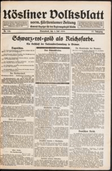 Kösliner Volksblatt [1919-07] Nr. 154