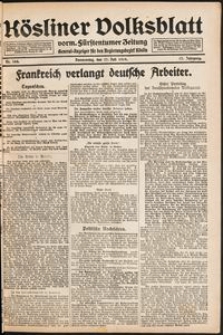 Kösliner Volksblatt [1919-07] Nr. 164