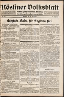 Kösliner Volksblatt [1919-07] Nr. 167