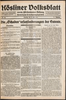 Kösliner Volksblatt [1919-07] Nr. 168