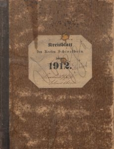 Kreisblatt des Kreises Schivelbein. Jahrgang 1912