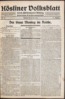 Kösliner Volksblatt [1919-07] Nr. 169
