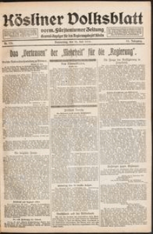 Kösliner Volksblatt [1919-07] Nr. 176