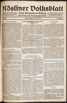 Kösliner Volksblatt [1919-08] Nr. 186