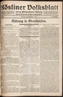 Kösliner Volksblatt [1919-08] Nr. 197