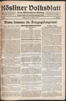 Kösliner Volksblatt [1919-08] Nr. 203