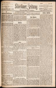 K&ouml;sliner Zeitung [1919-04] Nr. 98