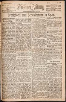 K&ouml;sliner Zeitung [1919-05] Nr. 119