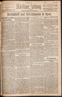Kösliner Zeitung [1919-05] Nr. 119