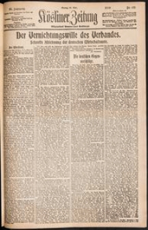 K&ouml;sliner Zeitung [1919-05] Nr. 121