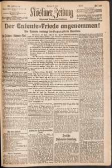 K&ouml;sliner Zeitung [1919-06] Nr. 143