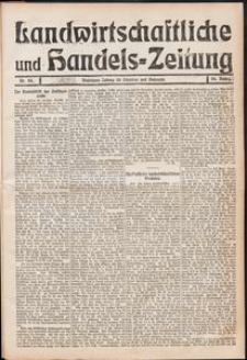 Landwirtschaftliche und Handels-Zeitung Nr. 44/1911