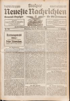 Stolper Neueste Nachrichten. Nr 296/1911