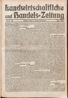 Landwirtschaftliche und Handels-Zeitung Nr. 51/1911