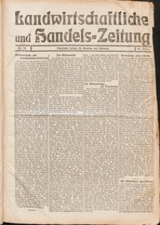 Landwirtschaftliche und Handels-Zeitung Nr. 53/1911