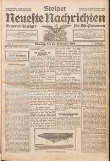 Stolper Neueste Nachrichten Nr. 3/1909