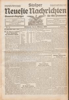 Stolper Neueste Nachrichten Nr. 10/1909