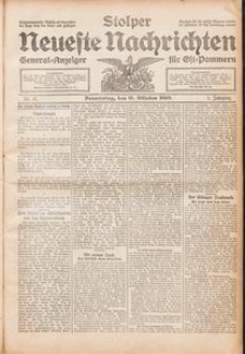 Stolper Neueste Nachrichten Nr. 17/1909