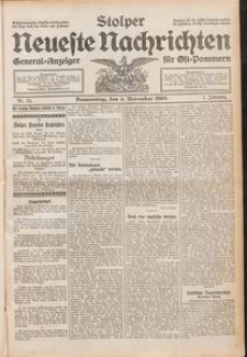 Stolper Neueste Nachrichten Nr. 35/1909