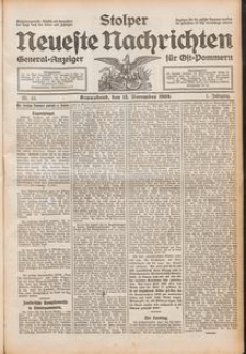 Stolper Neueste Nachrichten Nr. 43/1909