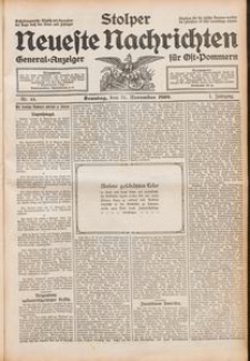 Stolper Neueste Nachrichten Nr. 44/1909