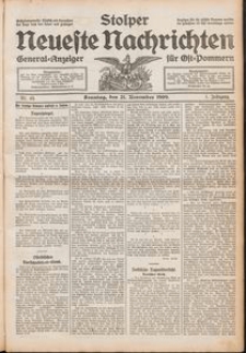 Stolper Neueste Nachrichten Nr. 49/1909