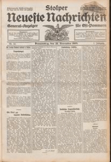 Stolper Neueste Nachrichten Nr. 52/1909