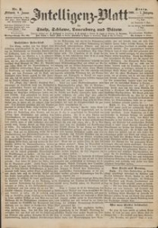 Intelligenz-Blatt für Stolp, Schlawe, Lauenburg und Bütow. Nr 3/1868 r.