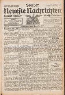 Stolper Neueste Nachrichten Nr. 58/1909