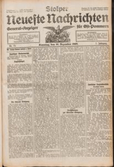 Stolper Neueste Nachrichten Nr. 73/1909
