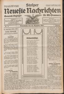 Stolper Neueste Nachrichten Nr. 78/1909