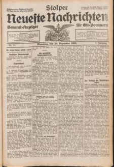 Stolper Neueste Nachrichten Nr. 79/1909