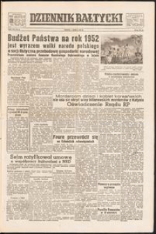 Dziennik Bałtycki, 1952, nr 53