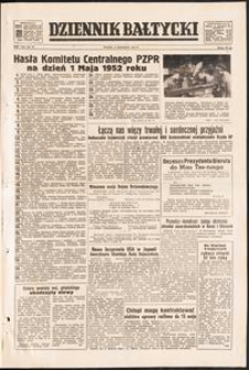 Dziennik Bałtycki, 1952, nr 99