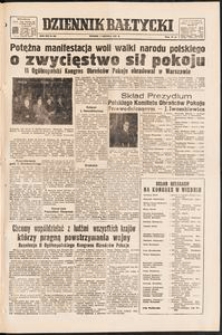Dziennik Bałtycki, 1952, nr 289