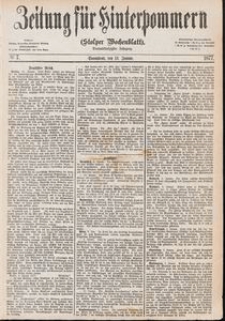 Zeitung für Hinterpommern (Stolper Wochenblatt) Nr. 7/1877