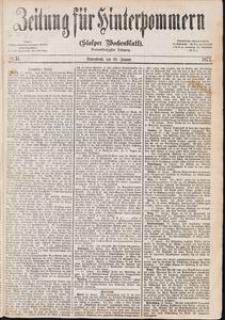 Zeitung f&uuml;r Hinterpommern (Stolper Wochenblatt) Nr. 11/1877
