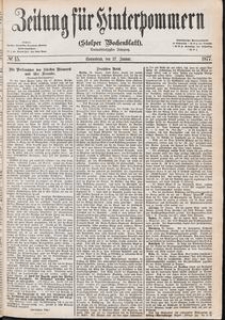 Zeitung für Hinterpommern (Stolper Wochenblatt) Nr. 15/1877