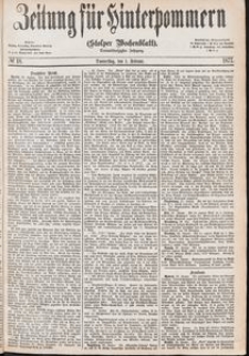 Zeitung für Hinterpommern (Stolper Wochenblatt) Nr. 18/1877