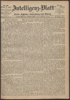 Intelligenz-Blatt f&uuml;r Stolp, Schlawe, Lauenburg und B&uuml;tow. Nr 67/1868 r.