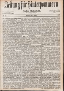 Zeitung f&uuml;r Hinterpommern (Stolper Wochenblatt) Nr. 40/1877