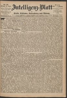 Intelligenz-Blatt f&uuml;r Stolp, Schlawe, Lauenburg und B&uuml;tow. Nr 77/1868 r.