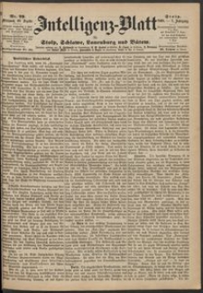 Intelligenz-Blatt f&uuml;r Stolp, Schlawe, Lauenburg und B&uuml;tow. Nr 79/1868 r.