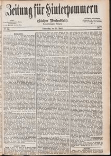 Zeitung für Hinterpommern (Stolper Wochenblatt) Nr. 57/1877