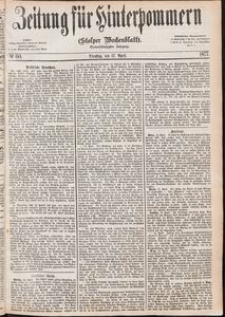 Zeitung für Hinterpommern (Stolper Wochenblatt) Nr. 60/1877