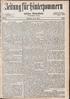 Zeitung für Hinterpommern (Stolper Wochenblatt) Nr. 62/1877