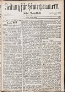 Zeitung für Hinterpommern (Stolper Wochenblatt) Nr. 64/1877
